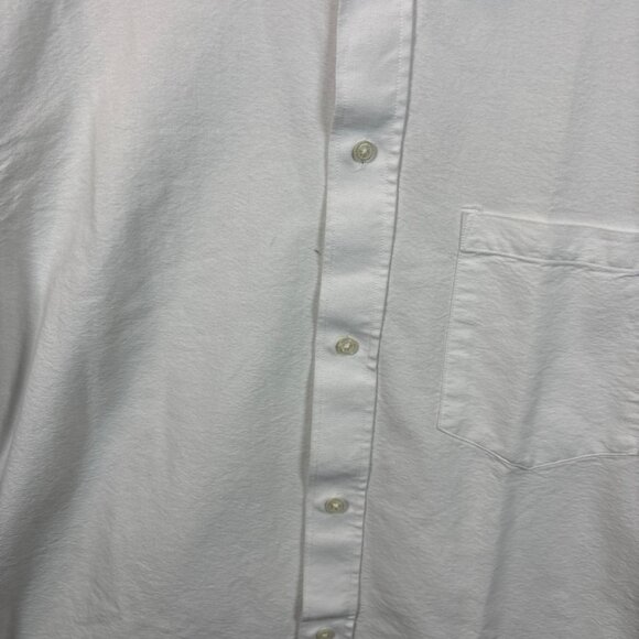 Men’s H&M White L/S Oxford Button Up Shirt Regular Fit Sz Large Cotton - Picture 4 of 13